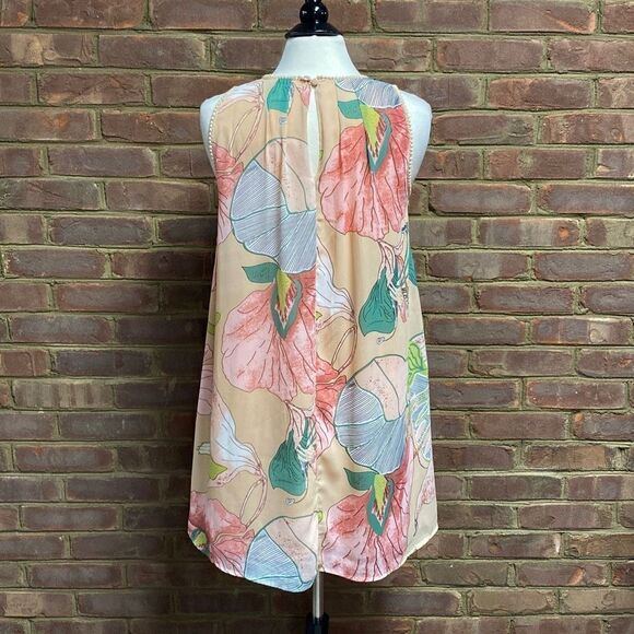 Umgee Floral Sleeveless Dress Size Small - Picture 4 of 6